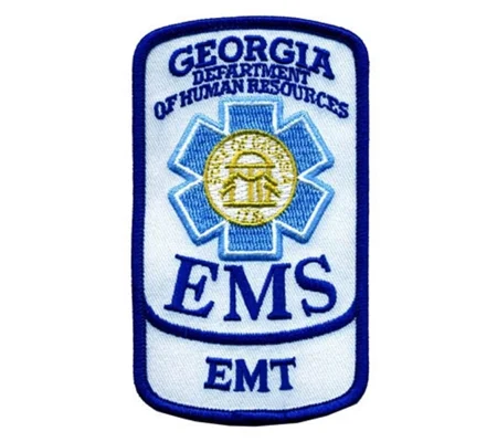 GA Georgia Emergency Medical Technician Shoulder Patch