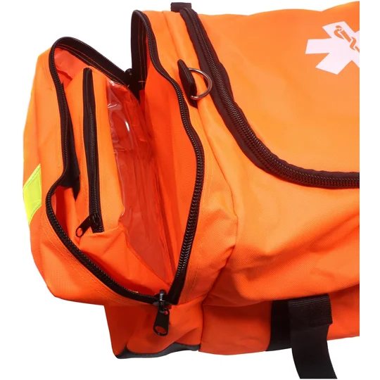 First Aid Large EMT First Responder Trauma Bag Orange