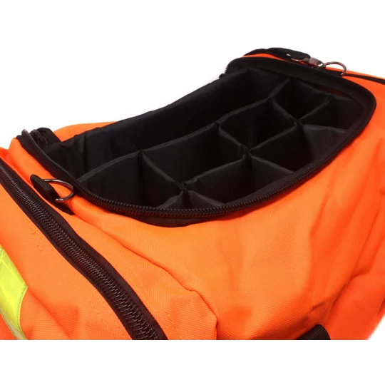First Aid Large EMT First Responder Trauma Bag Orange