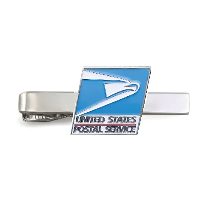 USPS Tie Bar Blue & Silver Eagle