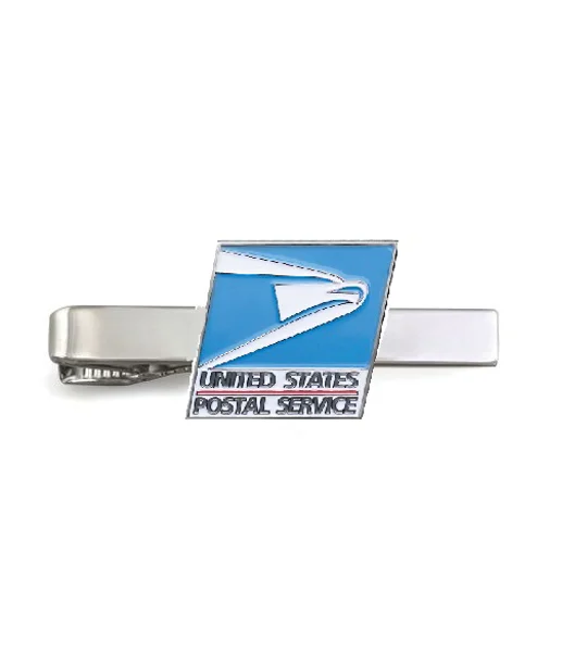 USPS Tie Bar Blue & Silver Eagle