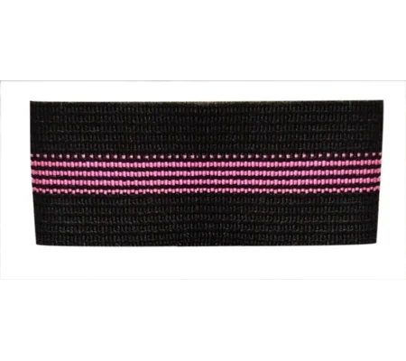 Mourning Band 3/4" Black with Pink Line Cancer