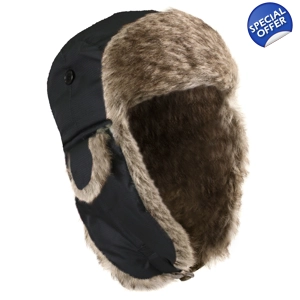 Fur Flyer's Winter Hat Insulated Black