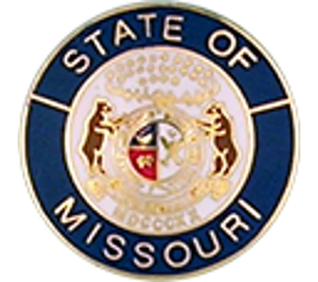 Collar Insignia Tac Pin State Seal MO Missouri