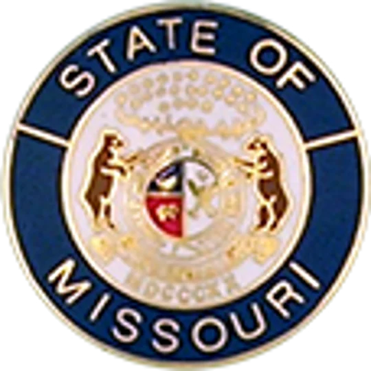 Collar Insignia Tac Pin State Seal MO Missouri