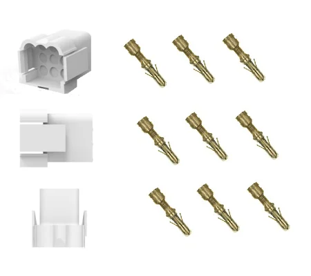 Unitrol 9 Pin Plug with Sockets 80K