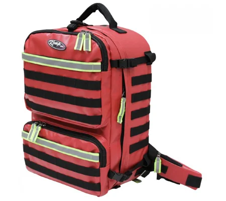 Premium Rescue & Tactical EMS Bag, Red Tarpaulin