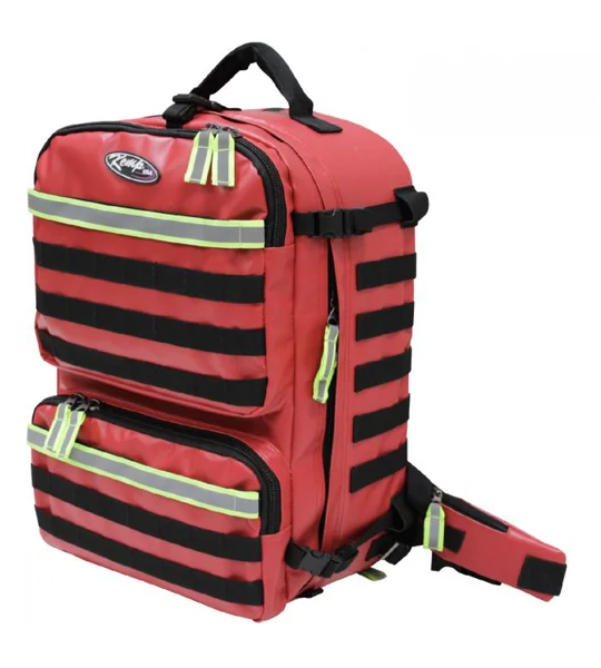 Premium Rescue & Tactical EMS Bag, Red Tarpaulin