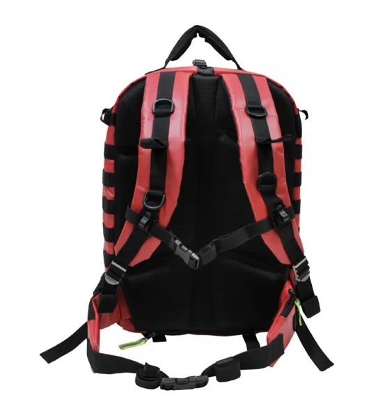 Premium Rescue & Tactical EMS Bag, Red Tarpaulin