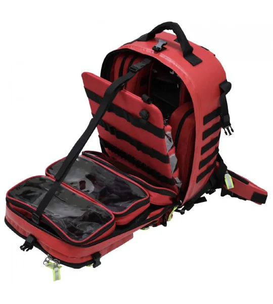 Premium Rescue & Tactical EMS Bag, Red Tarpaulin