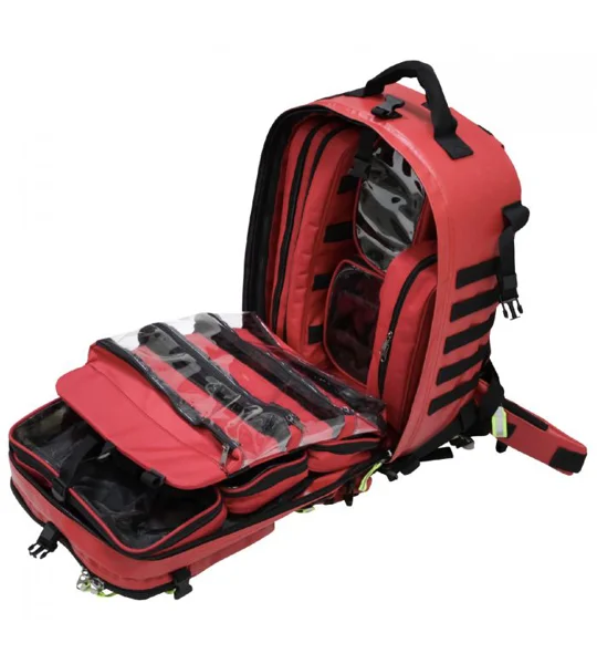 Premium Rescue & Tactical EMS Bag, Red Tarpaulin