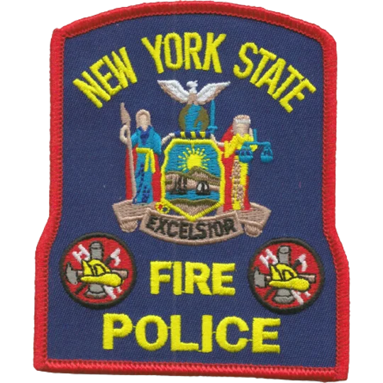 NY New York State Fire Police Shoulder Patch