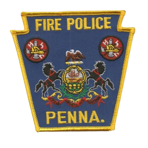 PA Pennsylvania State Fire Police Shoulder Patch