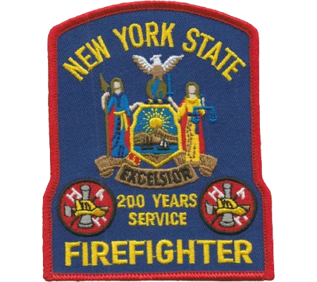 NY New York State Firefighter Shoulder Patch