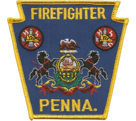PA Pennsylvania State Firefighter Shoulder Patch