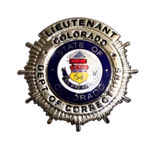 Colorado Department of Corrections Dress Badge Lieutenant Small