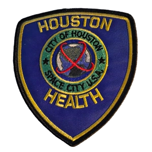TX Texas State Houston Health Department Shoulder Patch