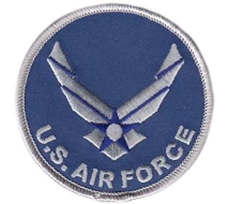 US Air Force Blue Circle Shoulder - Hat Patch