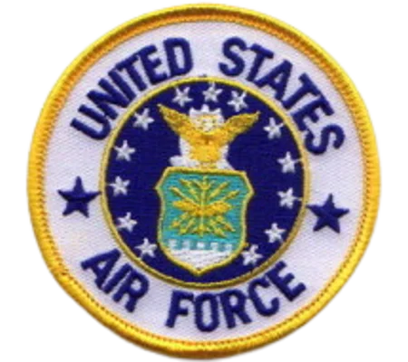 US Air Force Circle Shoulder - Hat Patch