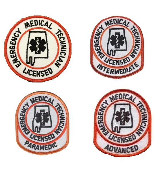 AL Alabama State EMS Patch Collectors 4 Pack