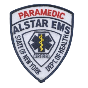 NY New York State Alstar EMS Paramedic Shoulder Patch