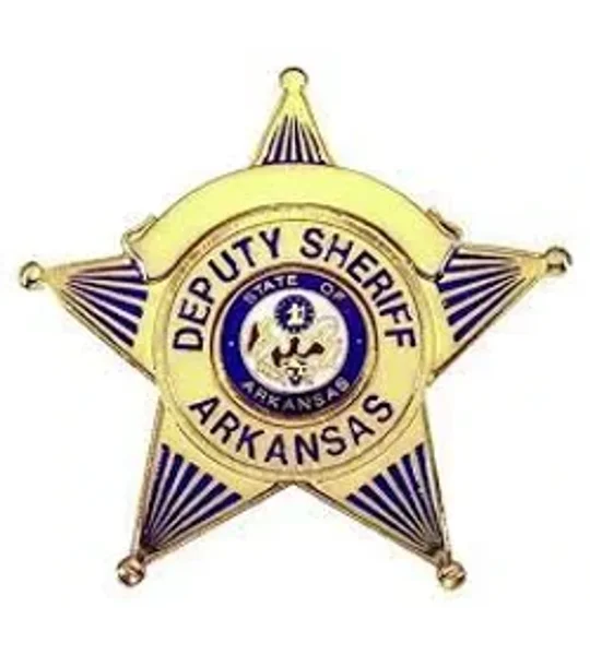 Arkansas Deputy Sheriff Officer Breast Badge Gold