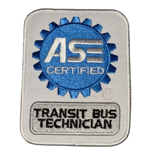 ASE Certified Transit Bus Technician Shoulder Patch