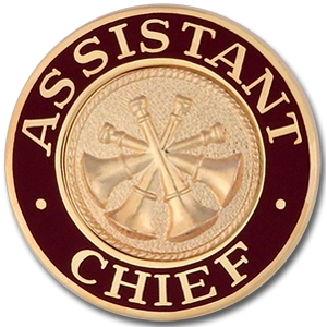 Hat Pin Disc Assistant Chief 4 Bugle Choose Color