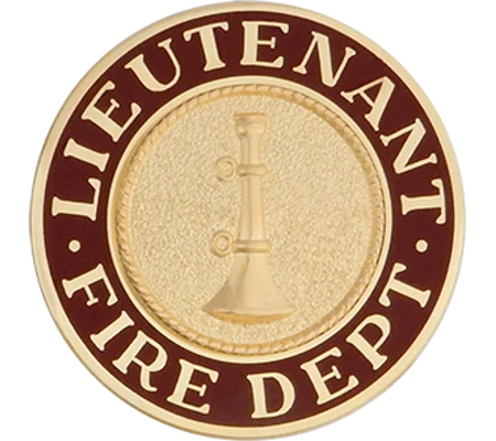 Round Disc Hat Pin Lieutenant