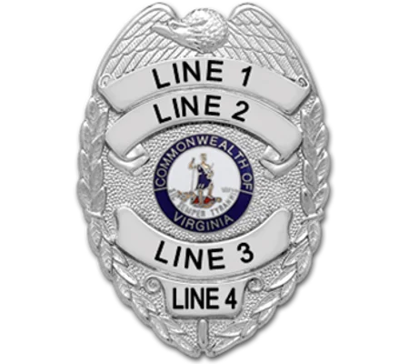 Custom Fire Rescue Police Security Badge