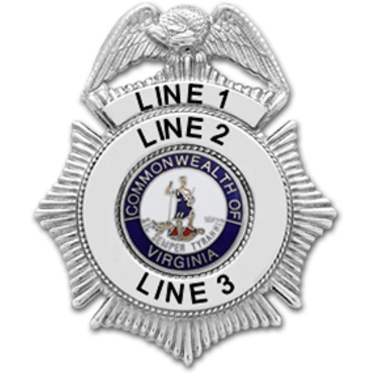 Custom Fire Rescue Police Security Badge