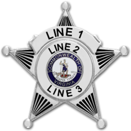 Custom Fire Rescue Police Security Badge COPY