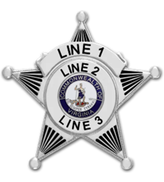 Custom Fire Rescue Police Security Badge COPY