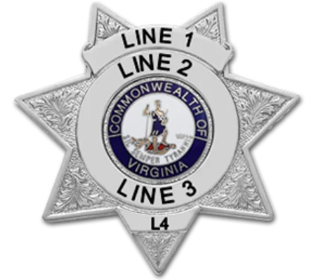 Custom Fire Rescue Police Security Badge
