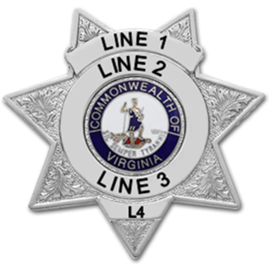 Custom Fire Rescue Police Security Badge