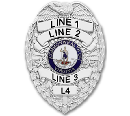 Custom Fire Rescue Police Security Badge