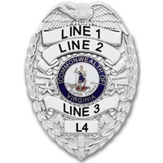Custom Fire Rescue Police Security Badge