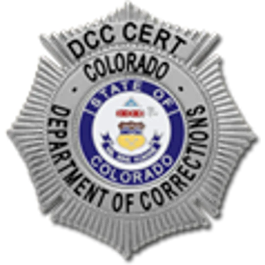 Colorado Department of Corrections Badge DCC CERT