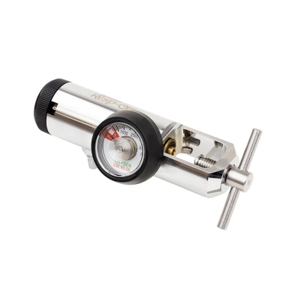 CGA 870 Oxygen Regulator - All Brass 0-25 LPM