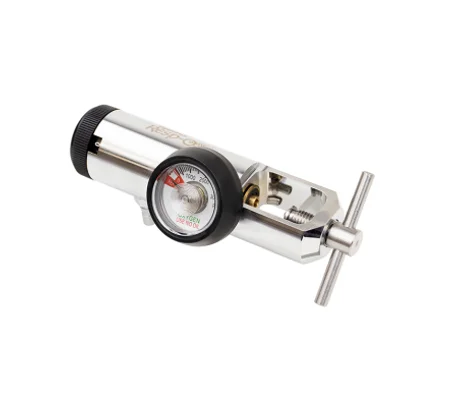 CGA 870 Oxygen Regulator - All Brass 0-25 LPM