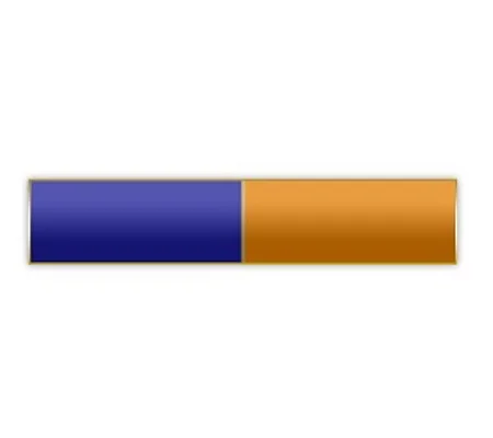 Citation Merit Bar Medal of Honor Award Blue - Mustard
