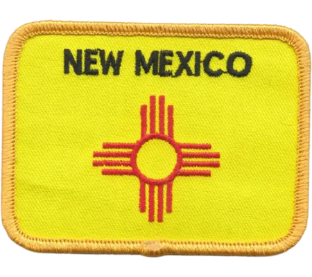 NM New Mexico State Flag Patch