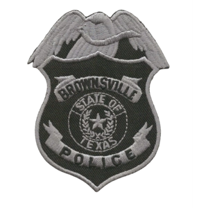 TX Texas State Brownsville Police Badge Patch