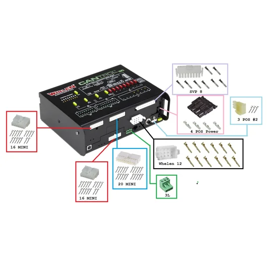 Whelen Can Trol Cantrol 10 ICAN Individual 16 Pin #2 Connector