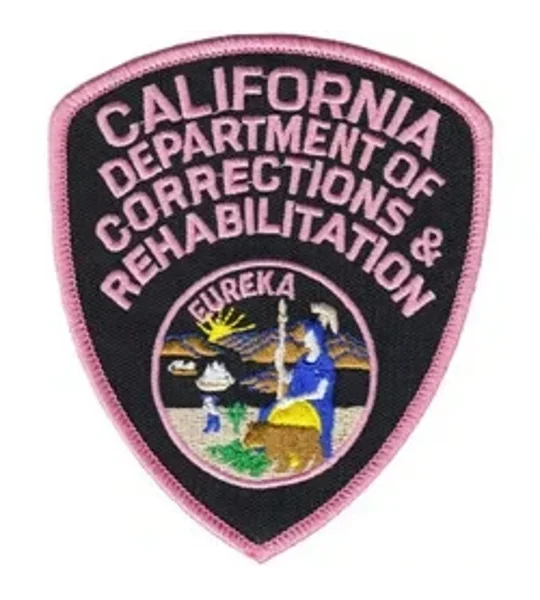 CA California State Department of Corrections Rehab Patch Pink