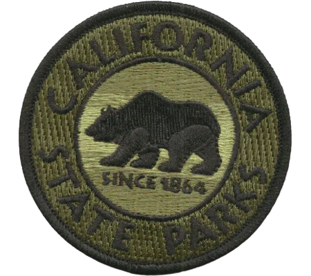 CA California State Parks Patch Olive Drab