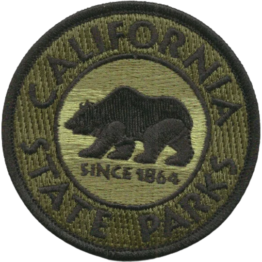 CA California State Parks Patch Olive Drab