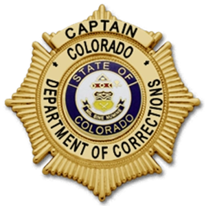 Colorado Department of Corrections Badge Captain