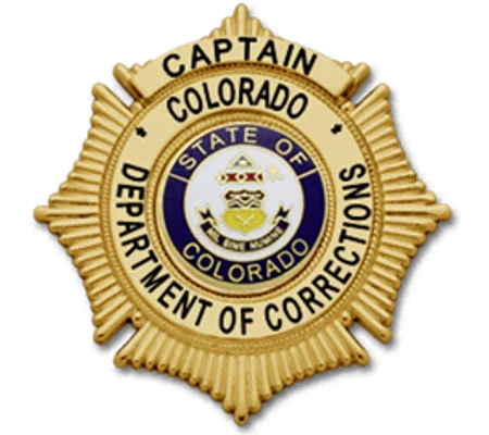 Colorado Department of Corrections Badge Captain