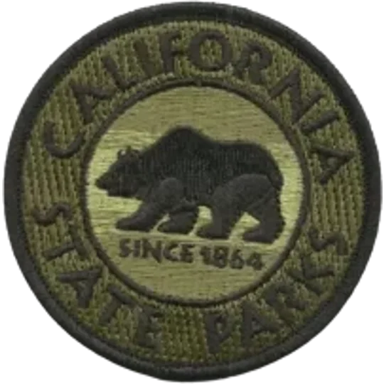 CA California State Parks Patch Olive Drab